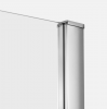 NEW TRENDY Kabina prysznicowa Prime 120x80, drzwi przesuwne, wejście od strony ściany  K-1205/K-1233